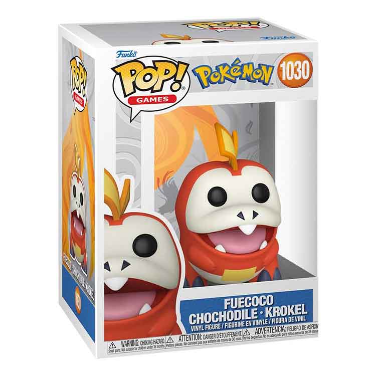 Funko Pop! Games: Pokemon – Fuecoco Vinyl Figure Collectible, 9cm