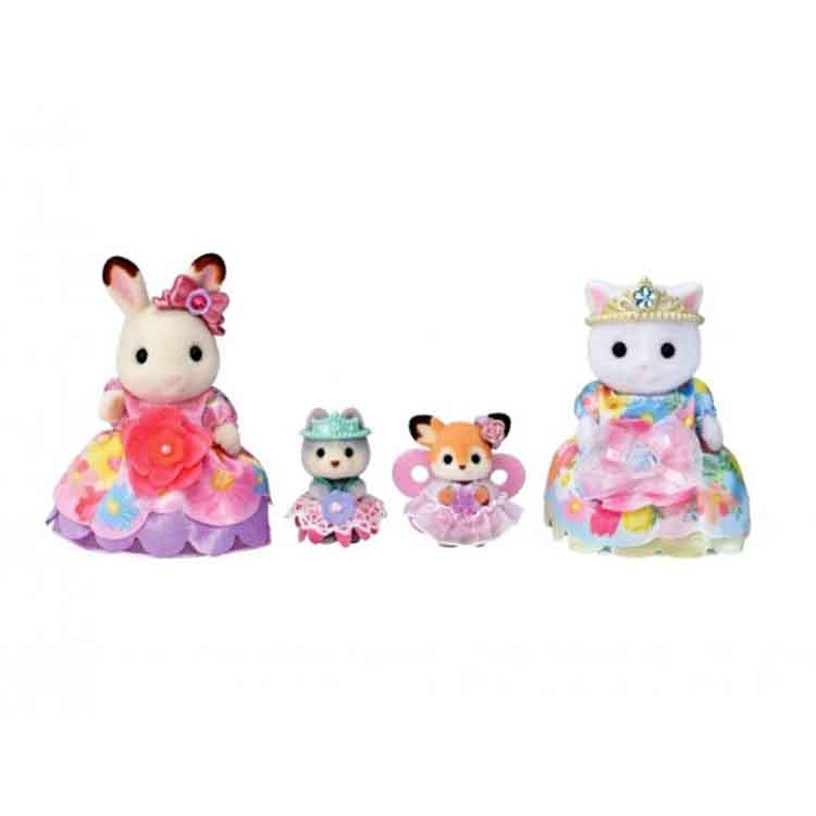Sylvanian Families Flowering Princesses Set – 4 Collectible Figures