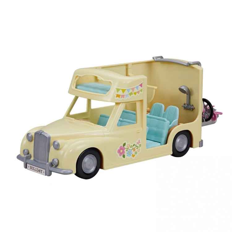 Sylvanian Families Family Campervan – 7-Seater Camping Toy Playset