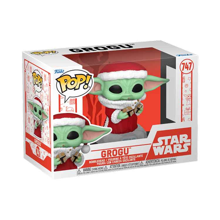 Funko POP Star Wars: Mando Holiday – Grogu Vinyl Figure (9cm)