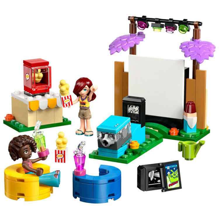 LEGO Friends 42642 Friendship Movie Night Building Kit with Projector