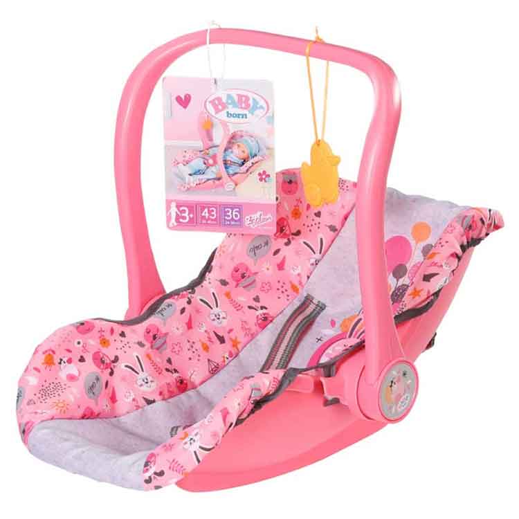 BABY born Comfort Seat – 4-in-1 Doll Carrier, Rocker and Car Seat
