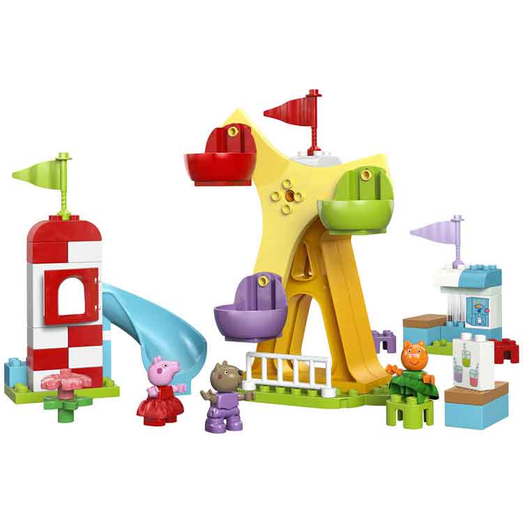 LEGO DUPLO Peppa Pig Fun Fair 10453 Building Set for Toddlers