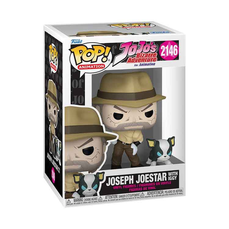 Funko Pop! JoJo's Bizarre Adventure - Joseph & Iggy Vinyl Figures