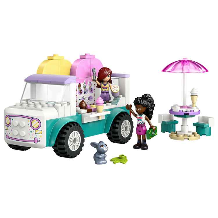 LEGO Friends Heartlake City Ice Cream Truck 42644 Building Toy Set