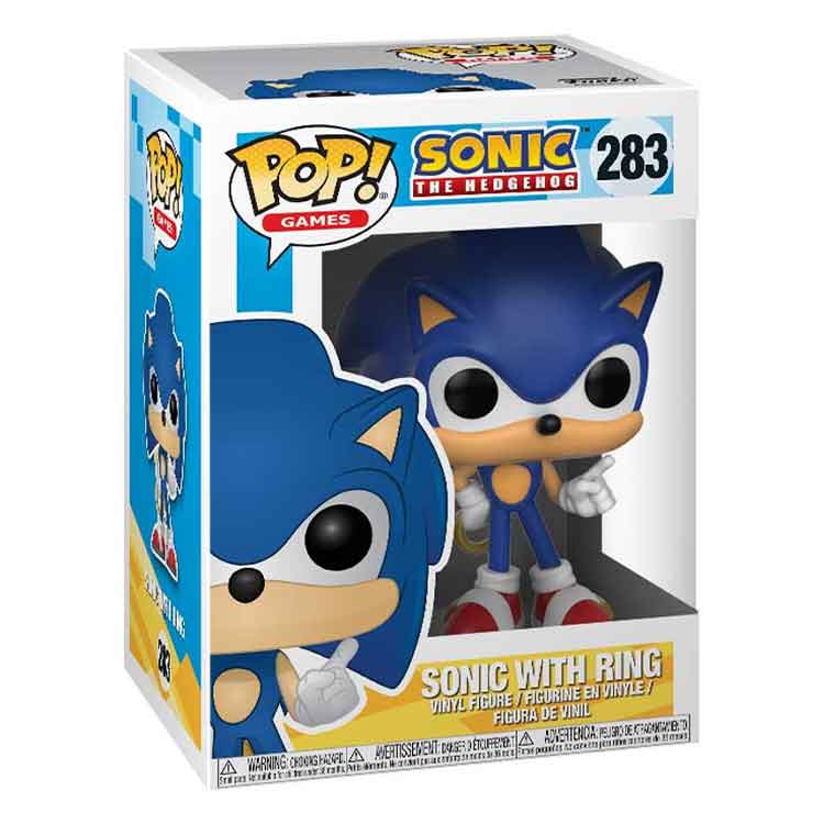 Funko Pop! Games: Sonic the Hedgehog with Ring Vinyl Figure – 9cm
