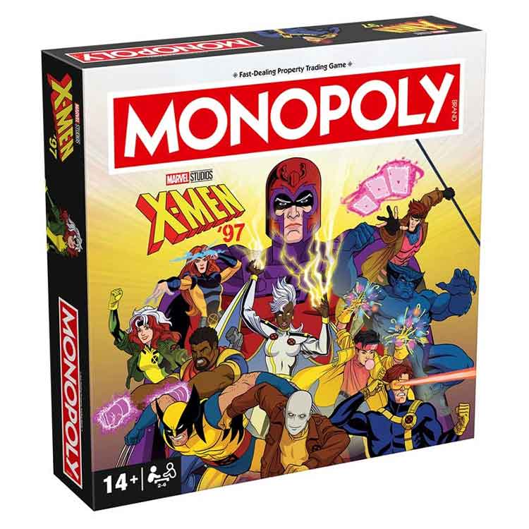 Monopoly: X-Men '97 Edition Board Game – Marvel Superhero Strategy