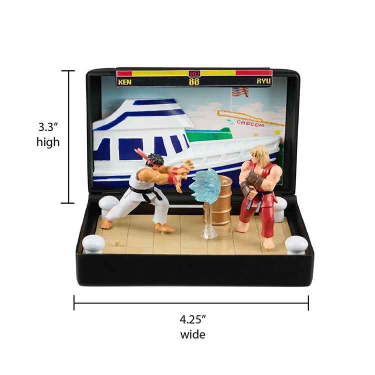 Street Fighter II Sega Genesis Cartridge Diorama by Console Heroes