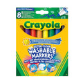 Crayola Ultra-Clean Washable Markers – 8 Assorted Bold Colors for Kids