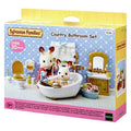 Sylvanian Families Country Bathroom Set – 25pc Dollhouse Furniture