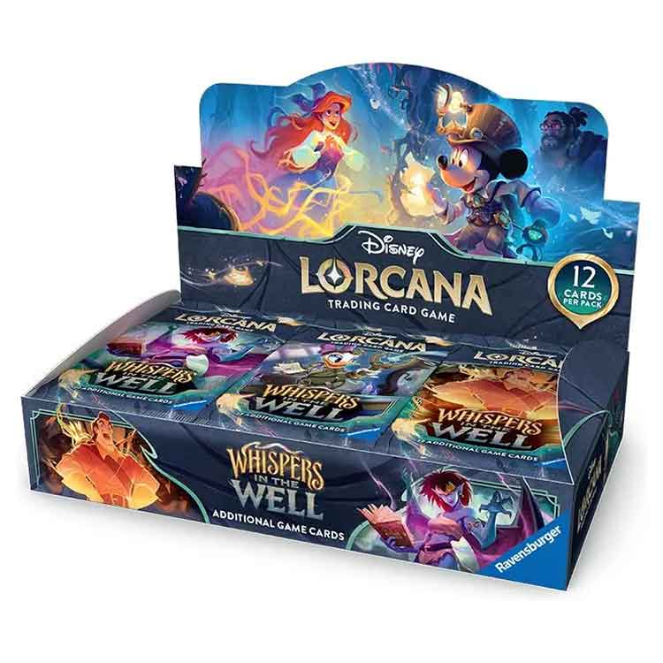Disney Lorcana TCG: Whispers in the Well Booster Box – 24 Packs