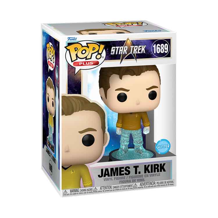 Funko Pop! Star Trek Transporter Captain Kirk Vinyl Figure – 9cm