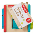 Fisher-Price Wooden Activity Cube – FSC-Certified Baby Developmental Toy