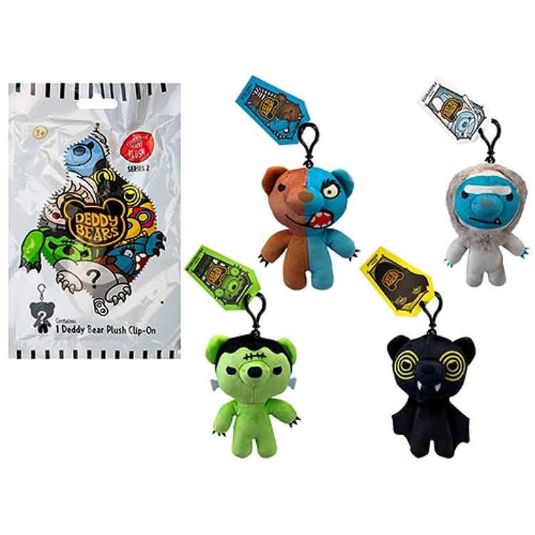 Deddy Bears Series 2 Mystery Blind Bag – 10cm Horror Plush Bag Clip
