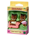 Sylvanian Families Walnut Squirrel Twins - Miniature Animal Figures