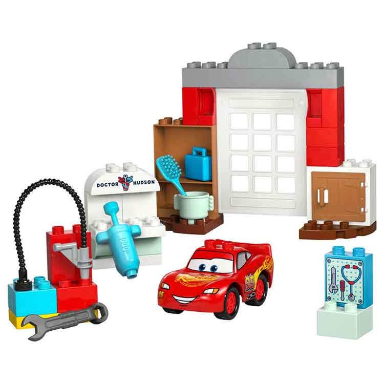 LEGO DUPLO Disney Cars McQueen’s Visit to Doc’s Garage Building Set