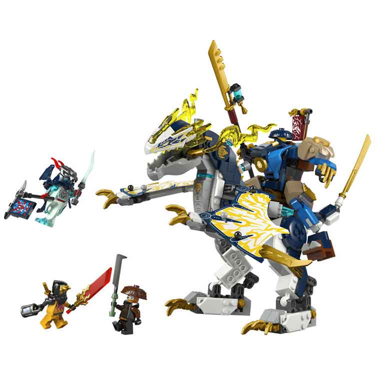 LEGO NINJAGO 71843 Rogue's Mech Dragon Rider Building Toy Set