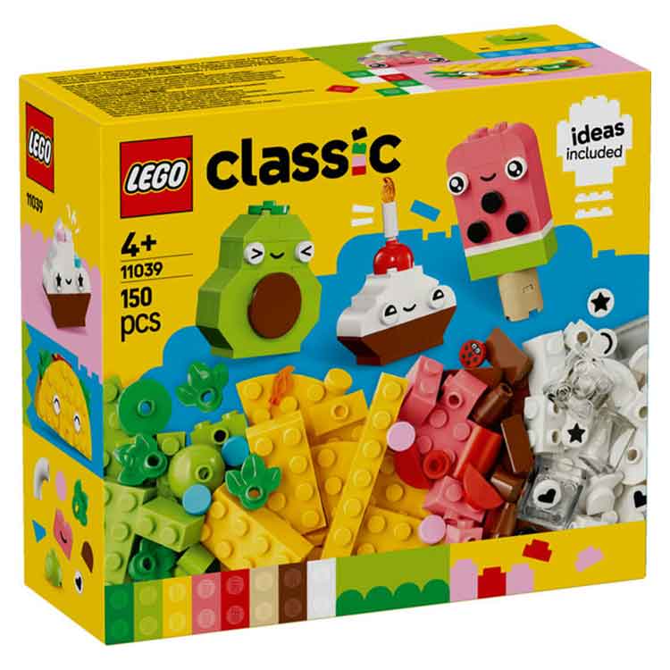 LEGO Classic 11039 Creative Food Friends Building Set for Kids Ages 4+