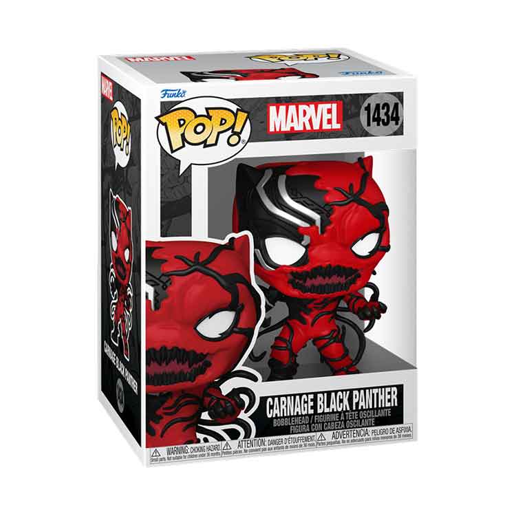 Funko POP Marvel: Carnageized Black Panther Vinyl Figure – 9cm