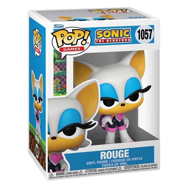 Funko Pop Games: Sonic the Hedgehog – Rouge Vinyl Figure, 9cm