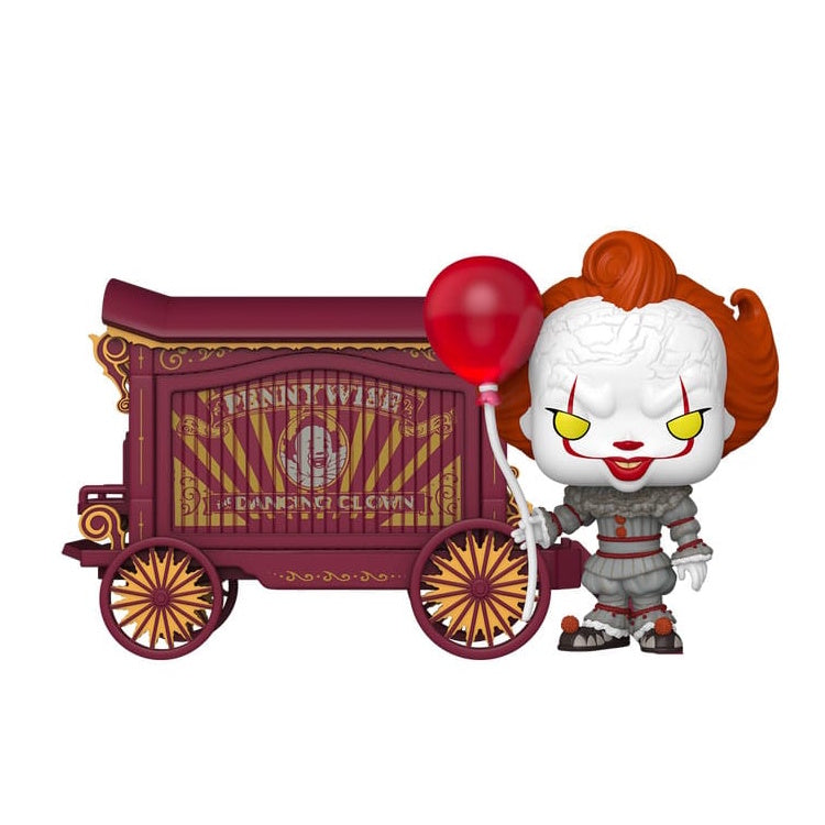 Funko Pop! Town: It Welcome to Derry – Pennywise with Wagon Vinyl Figure