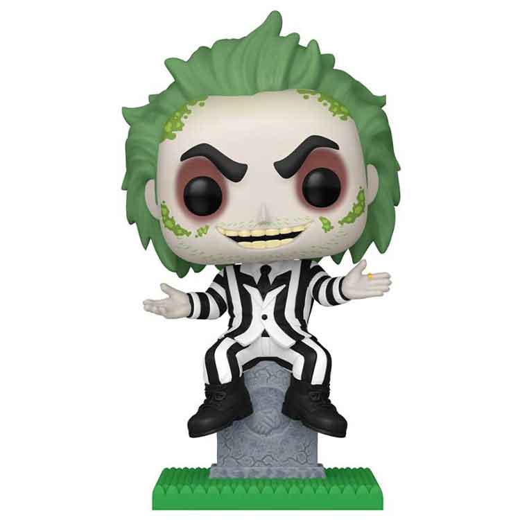 Funko Pop! Beetlejuice S3 – Beetlejuice with Tombstone Vinyl Figure