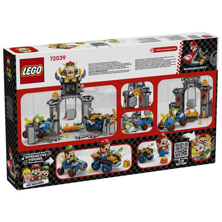 LEGO Super Mario Kart Bowser's Castle Building Set with Yoshi - 72039