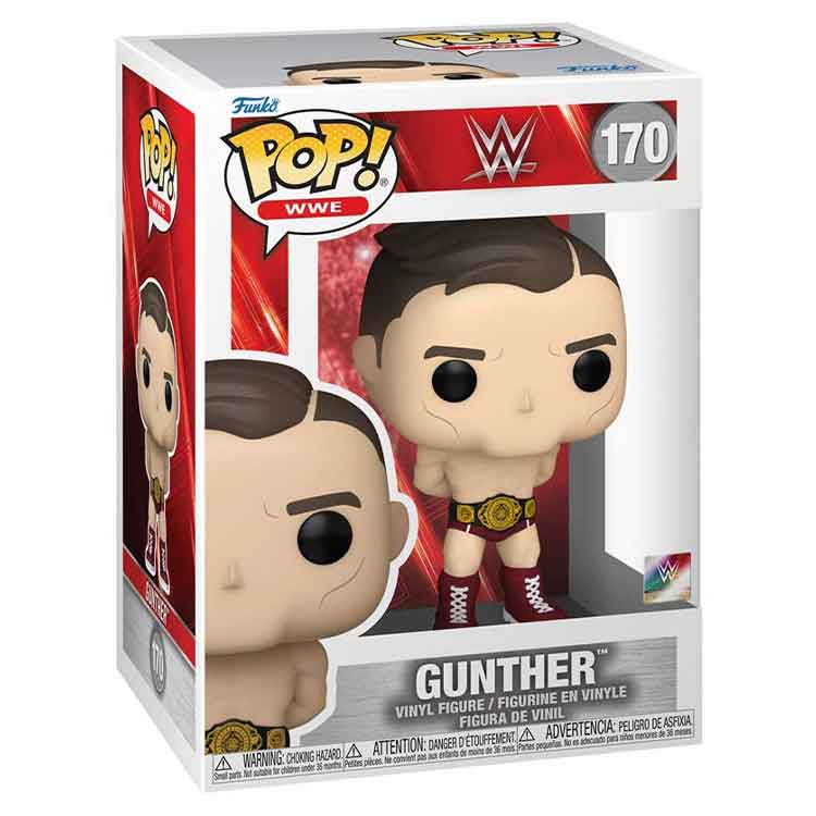 Funko Pop WWE: Gunther Vinyl Figure – 9cm Collectible Wrestling Toy