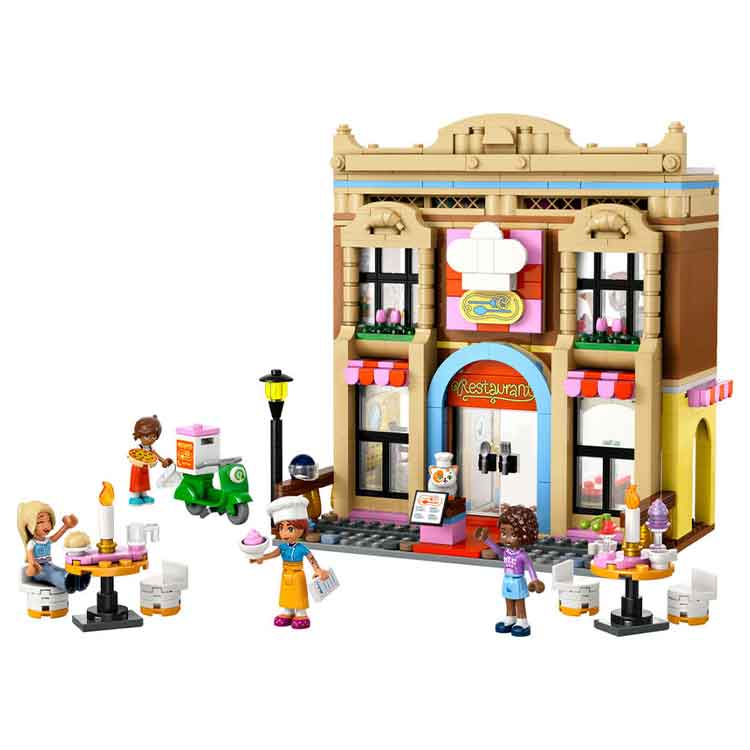 LEGO Friends 42655 Restaurant and Cooking School Building Set