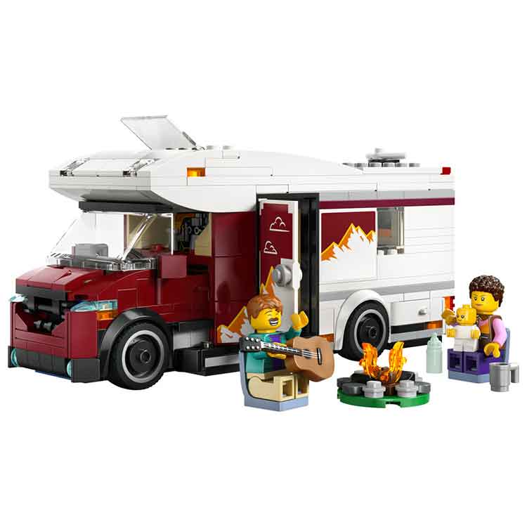 LEGO City 60454 Holiday Adventure Camper Van Building Set for Kids
