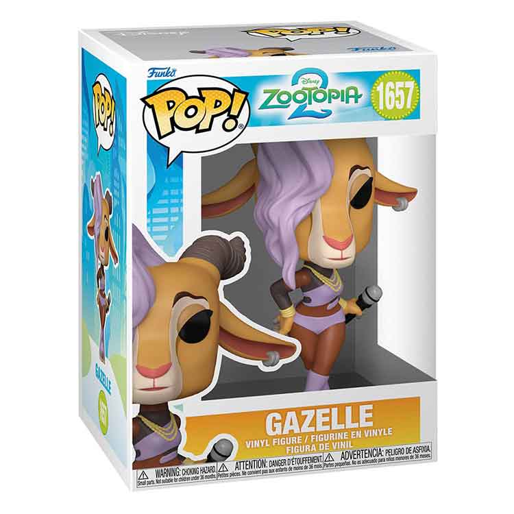Funko Pop! Movies: Zootopia 2 – Gazelle Vinyl Figure (9cm)