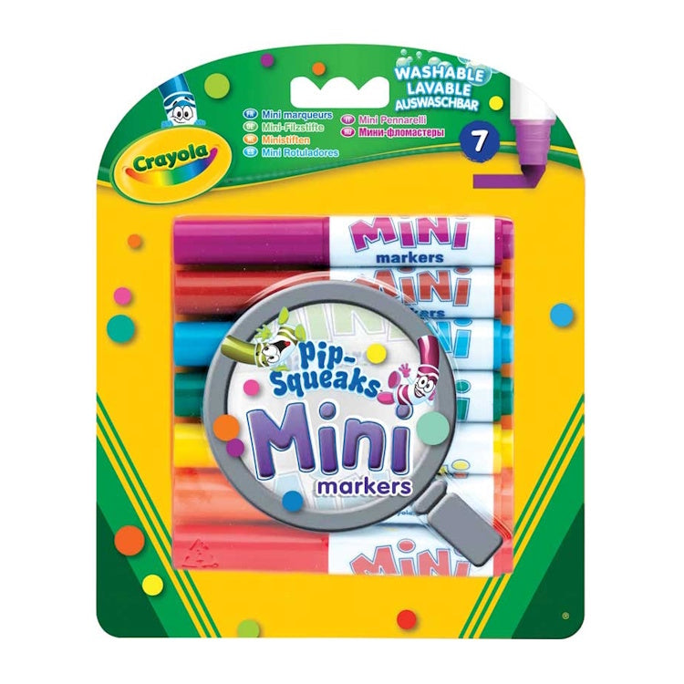 Crayola Mini Markers – Washable Non-Toxic Art Supplies for Kids