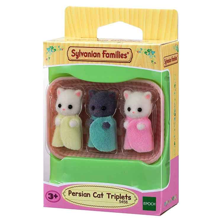 Sylvanian Families Persian Cat Triplets – Collectible Miniature Dolls