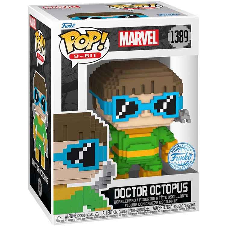 Funko Pop Marvel: 8-Bit Doc Ock Vinyl Figure - Collectible 9cm Toy