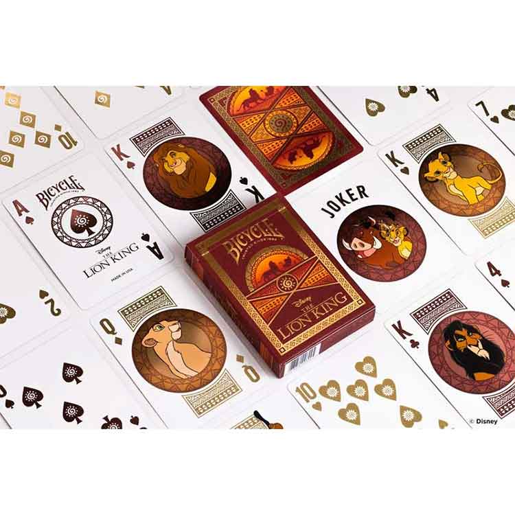 Bicycle Disney Lion King Playing Cards – Cold Foil Collectible Deck