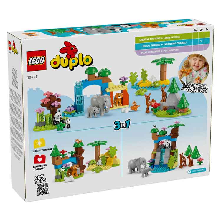 LEGO DUPLO 10446 Wild Animal Families 3in1 Toddler Learning Toy