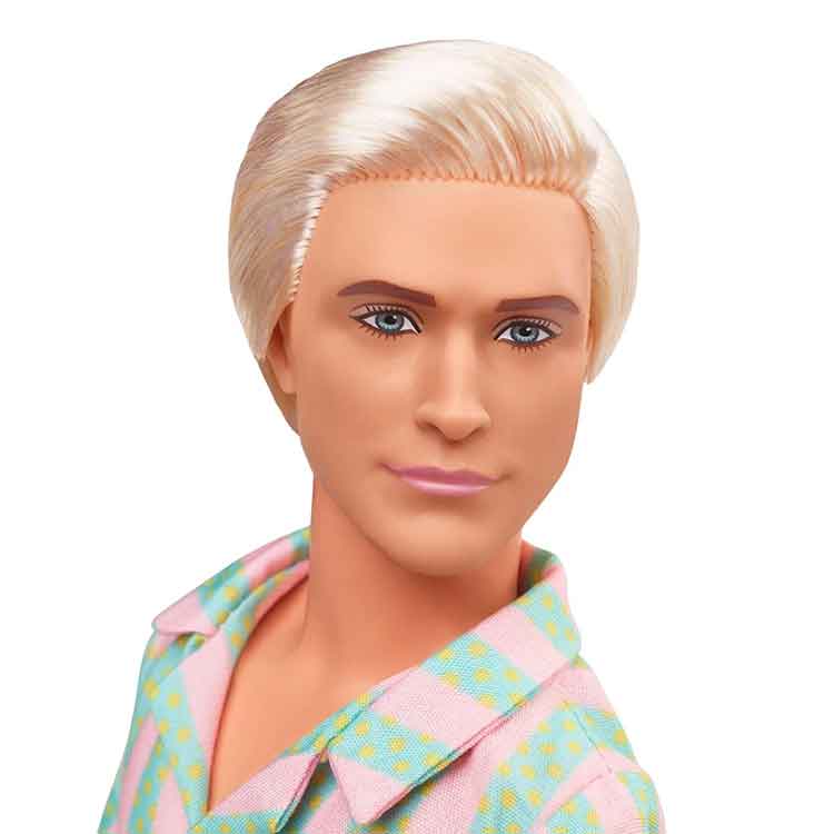 Barbie The Movie Ken Doll – Beach Striped Set Collectible Figure