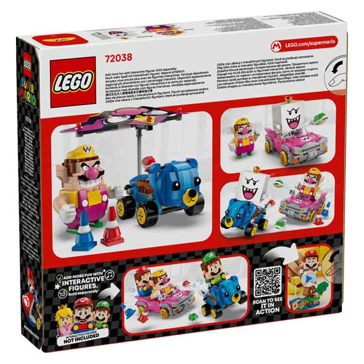 LEGO Super Mario Kart – Wario & King Boo Racing Toy Building Set