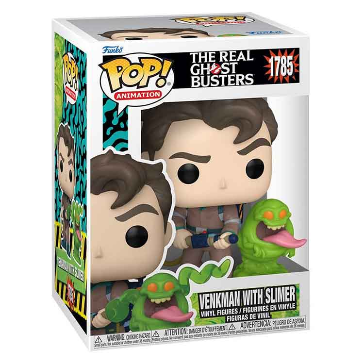 Funko Pop! & Buddy: The Real Ghostbusters – Venkman with Slimer Figure