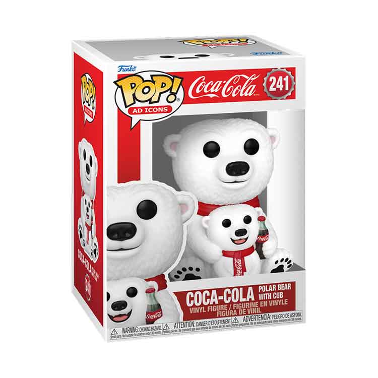 Funko POP! AD Icons: Coca-Cola Bear with Cub Vinyl Figure - 9cm