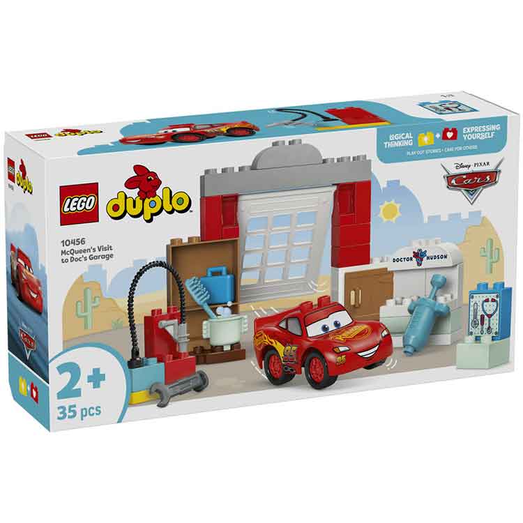 LEGO DUPLO Disney Cars McQueen’s Visit to Doc’s Garage Building Set