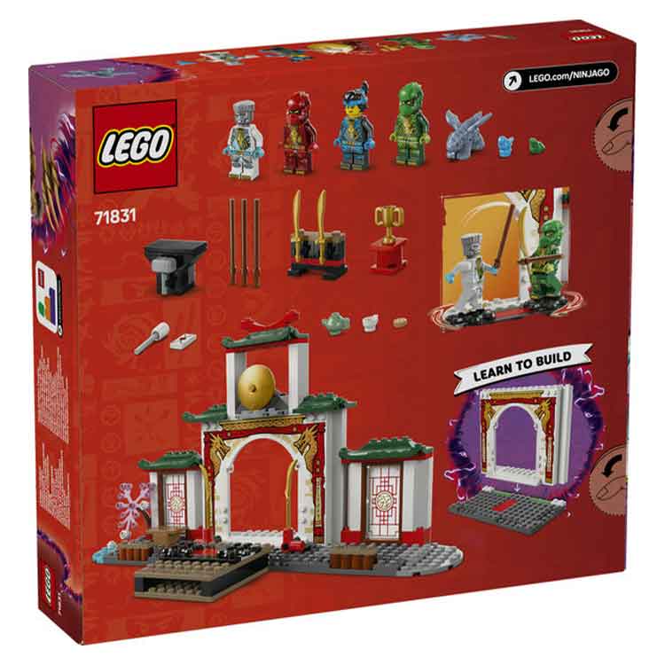 LEGO NINJAGO Ninja Spinjitzu Temple 71831 - Kids Building Toy Set