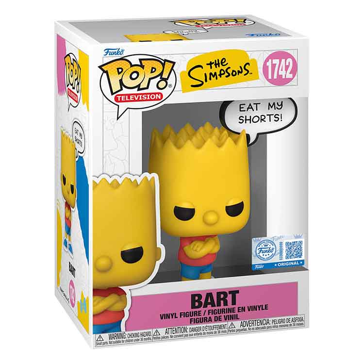 Funko Pop! The Simpsons Bart Vinyl Figure – 9cm Collectible Toy