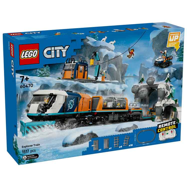 LEGO City Arctic Polar Express Remote Control Toy Train Set 60470