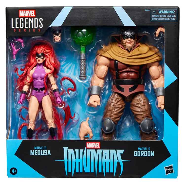 Hasbro Marvel Legends Inhumans Medusa & Gorgon 6-Inch Action Figures