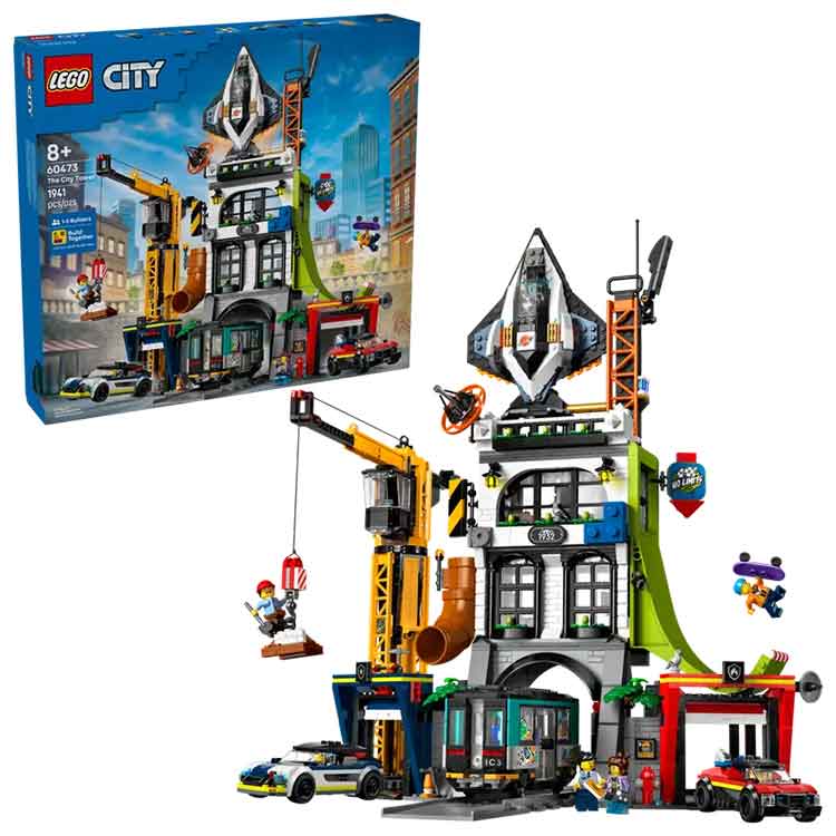 LEGO City: The City Tower 60473 Building Set with 7 Minifigures