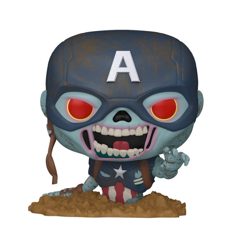 Funko Pop! Marvel Zombies – Captain America Vinyl Figure Collectible