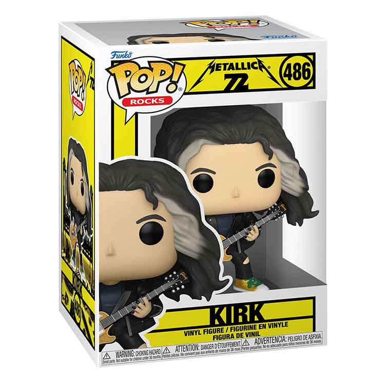 Funko Pop! Rocks: Metallica - Kirk Hammett (72 Seasons) Vinyl Figure