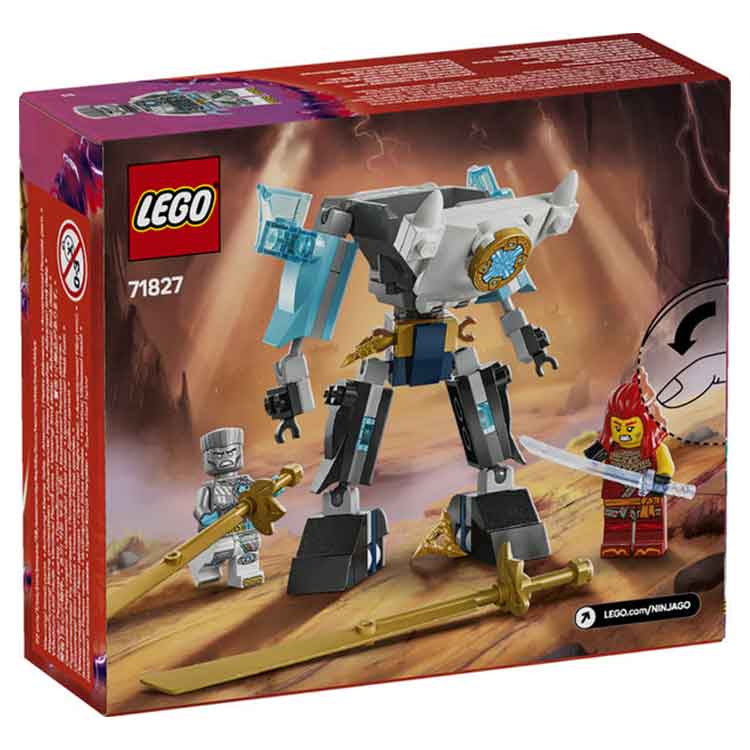 LEGO NINJAGO Zane's Battle Suit Mech 71827 - Posable Ninja Toy Set