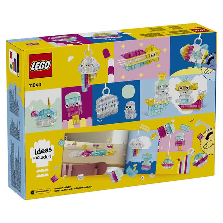 LEGO Classic 11040 Magical Transparent Box – Translucent Building Set